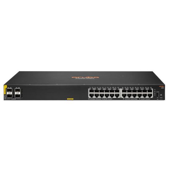 Imagen de SWITCH ADMINISTRABLE CAPA 3 HPE ARUBA CX 6200F CLASS4 CON 24 PUERTOS GIGABIT POE+ 370W + 4 PUERTOS SFP+ 1G/10G