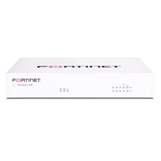 Imagen de ROUTER DE RED CON SEGURIDAD Y CORTAFUEGOS FORTINET FORTIGATE FG-40F 5 PUERTOS GIGABIT NO INCLUYE LICENCIA