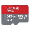 Imagen de TARJETA DE MEMORIA MICRO SD XC SANDISK ULTRA 512GB CLASE 10 A1 CON ADAPTADOR SD