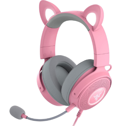 Imagen de AURICULARES PARA JUEGOS RAZER KRAKEN KITTY V2 PRO CON AISLAMIENTO DE RUIDO