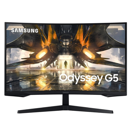 Imagen de MONITOR SAMSUNG GAMING ODYSSEY G5 27" 2560 X 1440 QHD - 165HZ - HDMI - DP