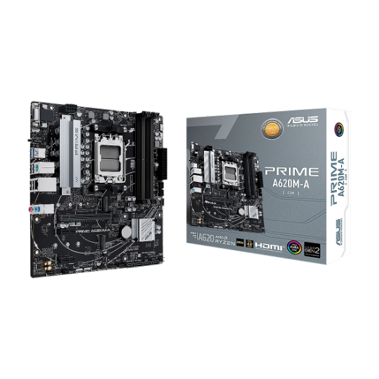 Imagen de MAINBOARD ASUS PRIME A620M-A CSM - SOCKET RYZEN 7000 - DDR5 - VGA