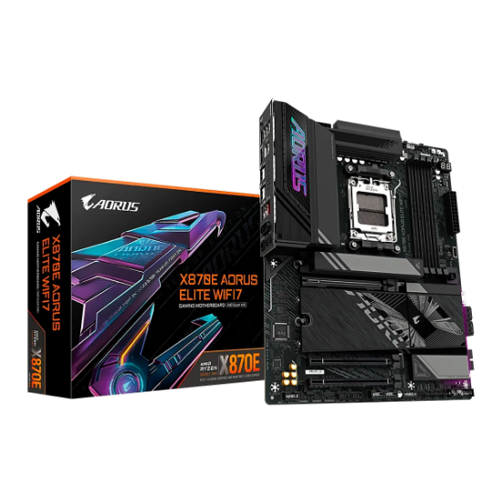 Imagen de MAINBOARD GIGABYTE X870E AORUS ELITE WIFI7 SOCKET AMD5 - BT - HDMI