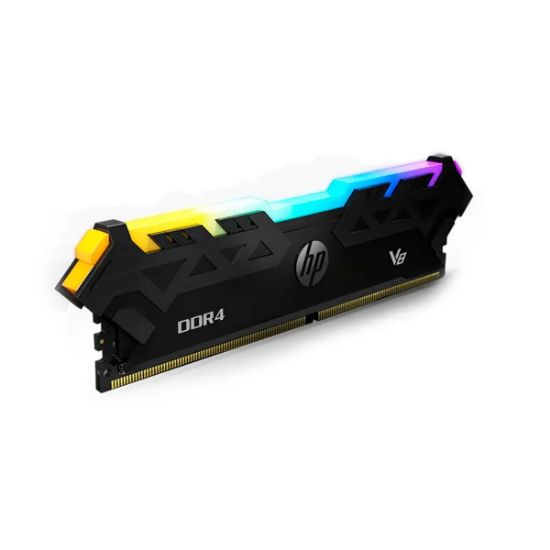 Imagen de MEMORIA RAM GAMING RGB HP V8 8GB DDR4 U-DIMM 3000MHZ CL16