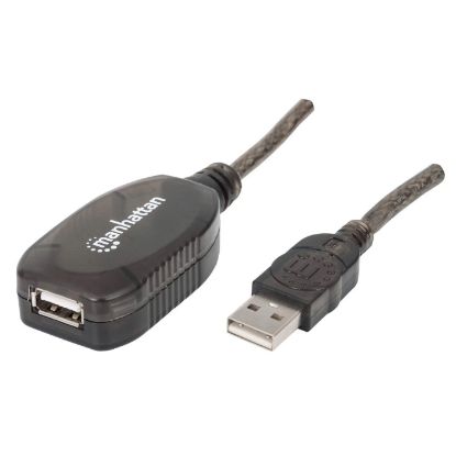 Imagen de CABLE DE EXTENSIÓN ACTIVA USB DE ALTA VELOCIDAD ENCADENABLE A MACHO/ A HEMBRA 20M MANHATTAN