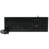 Imagen de COMBO TECLADO MULTIMEDIA + MOUSE QUASAD QC-4400U TECLAS PLANAS NEGRO