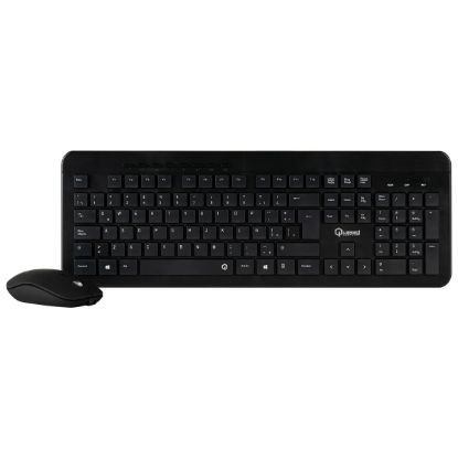 Imagen de COMBO TECLADO + MOUSE RECARGABLE QUASAD QC-4583G NEGRO