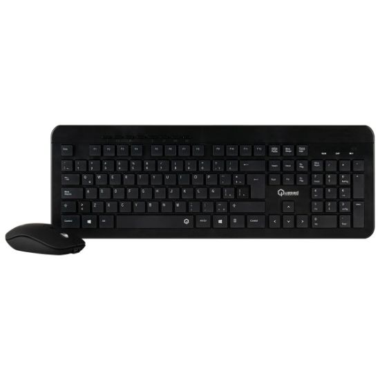 Imagen de COMBO TECLADO + MOUSE RECARGABLE QUASAD QC-4583G NEGRO