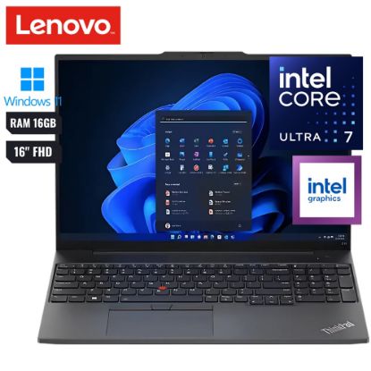 Imagen de LAPTOP LENOVO THINKPAD E16 GEN 2 16" INTEL ULTRA CORE 7 155H - 16GB RAM DDR5 - 1TB SSD - WIN11 PRO