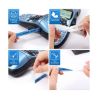 Picture of CINTA GENERICA COMPATIBLE DYMO LETRATAG AZUL 91335 12MM 4M