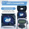 Picture of CINTA GENERICA COMPATIBLE DYMO LETRATAG AZUL 91335 12MM 4M
