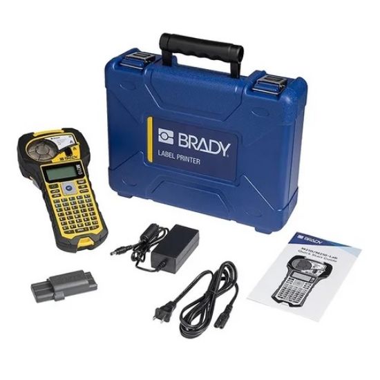 Imagen de KIT ETIQUETADORA TERMICA BRADY M210 INCLUYE CINTA + CARGADOR + BATERIA + MALETIN