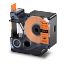 Imagen de CINTA GENERICA DYMO VINYL ORANGE/BLACK 19MM 3/4 RHINO 18436