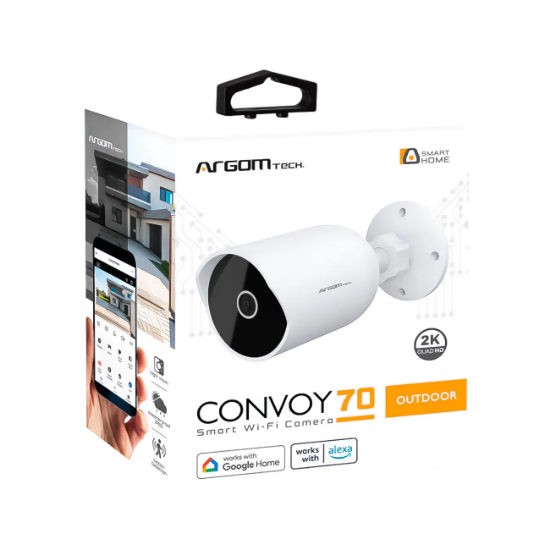 Imagen de CAMARA INTELIGENTE DE SEGURIDAD CONVOY 70 - WIFI - 2K QHD PARA EXTERIORES