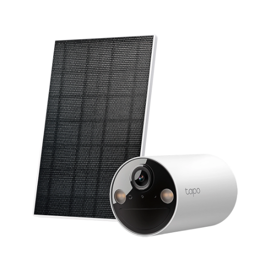 Imagen de KIT CAMARA DE SEGURIDAD Y PANEL SOLAR TP-LINK TAPO C410 - 2K QHD - 3MP - 3.7MM - 125°