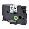 Imagen de CINTA GENERICA BROTHER TZE-141 18MM 8M LAMINADA NEGRO/TRANSPARENTE