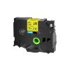 Imagen de CINTA GENERICA BROTHER TZE-651 24MM 8M LAMINADA NEGRO/AMARILLA