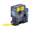 Imagen de CINTA GENERICA PARA DYMO D1 45808 3/4 19MM X 7M NEGRO - AMARILLA