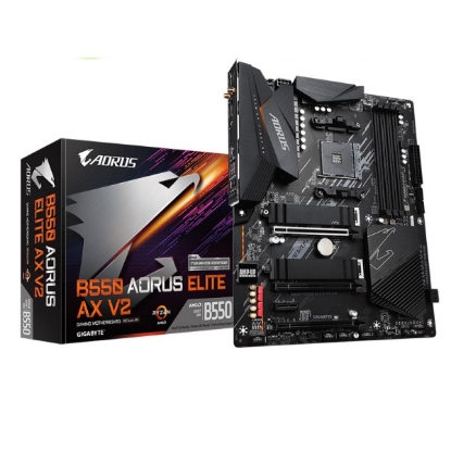 Imagen de MAINBOARD B550 AORUS ELITE AX V2 DDR4 AMD SOCKET AM4 USB 3.5 
