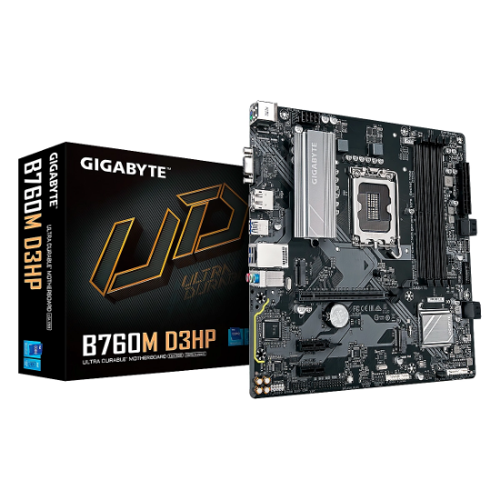 Picture of MAINBOARD GIGABYTE B760M D3HP LGA1700 14GEN 13GEN 4XDDR5 USB PCIE 4.0