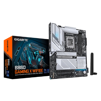 Imagen de MAINBOARD GIGABYTE B860 GAMING X WIFI6E LGA1851 INTEL CORE ULTRA DDR5 DP PCIE 5.0