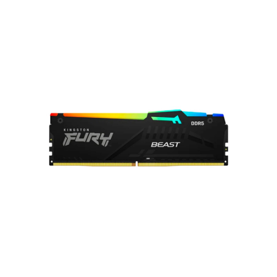 Imagen de MEMORIA RAM DIMM KINGSTON 16GB FURY BEAST RGB EXPO DDR5 5600MTS CL36