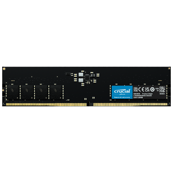Imagen de MEMORIA RAM DIMM CRUCIAL 16GB DDR5 5600MHZ CL46
