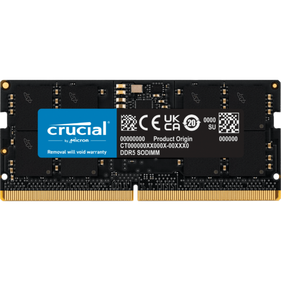 Imagen de MEMORIA RAM CRUCIAL SODIMM 16GB DDR5 5600MHZ 