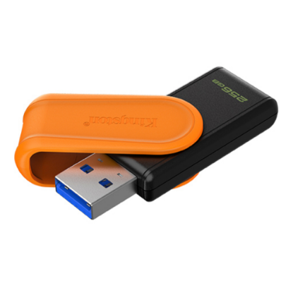 Imagen de FLASH PEN DRIVE KINGSTON EXODIA S 256GB USB 3.2 GEN 1 ORANGE 
