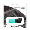 Imagen de FLASH PEN DRIVE KINGSTON 256GB DATATRAVELER EXODIA USB 3.2 TURQUESA
