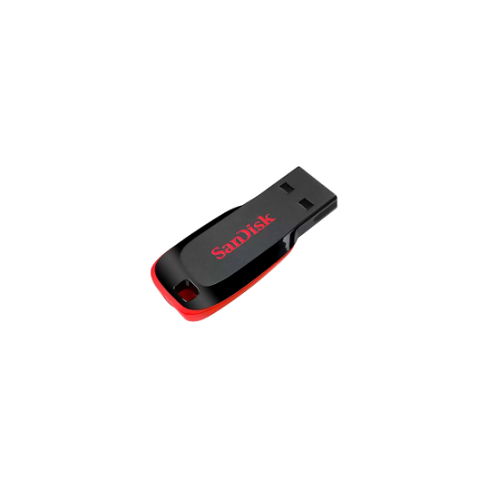Imagen de FLASH PEN DRIVE SANDISK 128GB CRUZER BLADE SB - 2.0 BLACK-RED