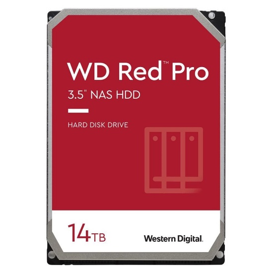 Imagen de DISCO DURO INTERNO WESTERN DIGITAL RED PRO 14TB 3.5" SATA - 7200RPM - 512MB 