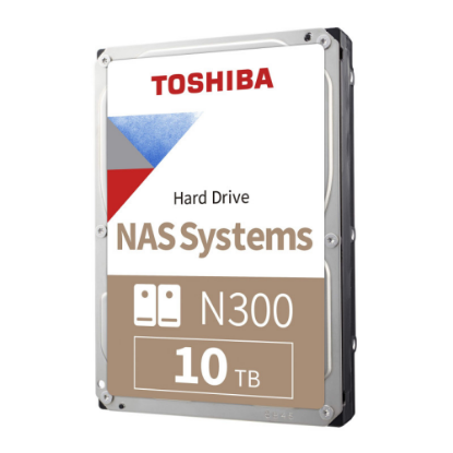 Imagen de DISCO DURO INTERNO TOSHIBA NAS N300 10TB - 3.5" - 7200RPM - 512MB - 6.0GBS 