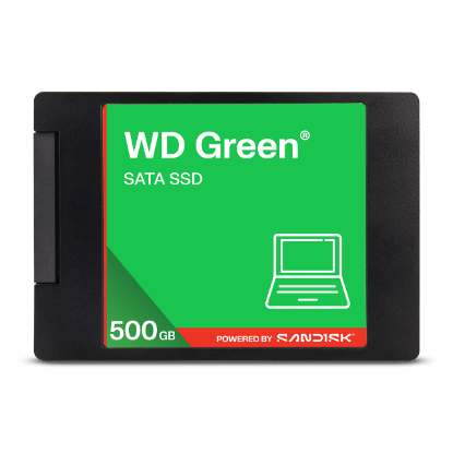 Imagen de UNIDAD DE ESTADO SOLIDO WD 500GB SATA - 2.5" - 7MM - 545MBS - GREEN