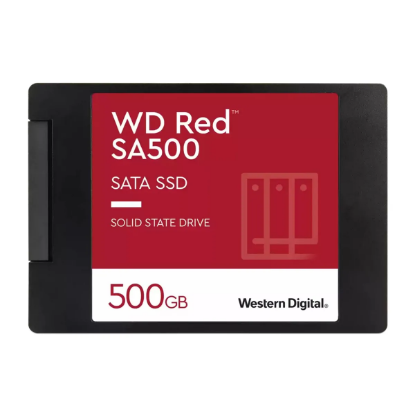 Imagen de UNIDAD DE ESTADO SOLIDO WD 500GB SA500 RED - SATA III - 6GBS - 2.5" - 560MBS