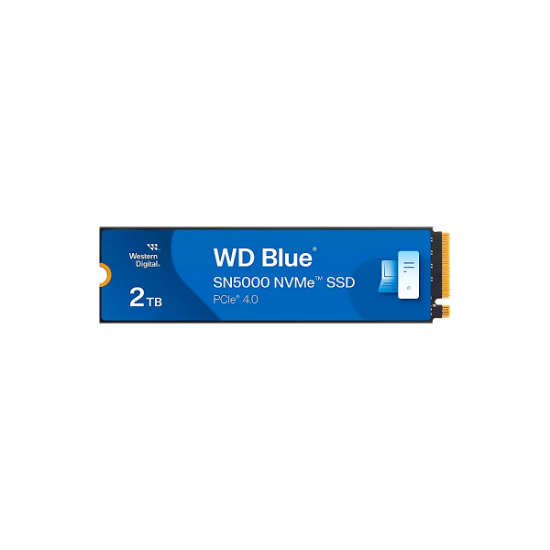Imagen de UNIDAD DE ESTADO SOLIDO WD 2TB SN5000 NVME - M.2 2280 - PCIE GEN4 BLUE