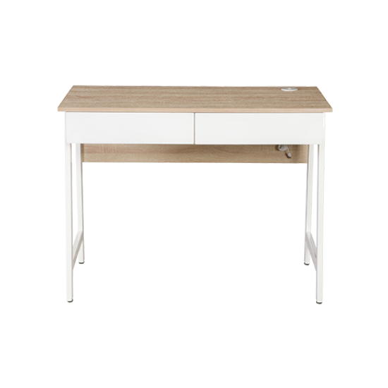 Imagen de ESCRITORIO PARA COMPUTADORA DE UN NIVEL CON GAVETAS  Y PUERTOS USB XTECH XTF-CD206