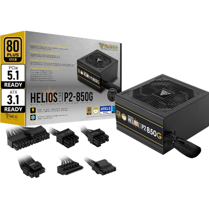 Imagen de FUENTE DE PODER CERTIFICADO GAMDIAS P2-850G 850W 80 PLUS GOLD 