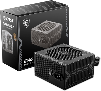 Imagen de FUENTEDE PODER MSI MAG A550BN ATX 12V 550W 80 PLUS BRONZE 