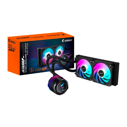 Imagen de SISTEMA DE REFRIGERACION GIGABYTE AORUS WATERFORCE X II 240 2VEN FC-LCD - INTEL115X - 1200 - 1700
