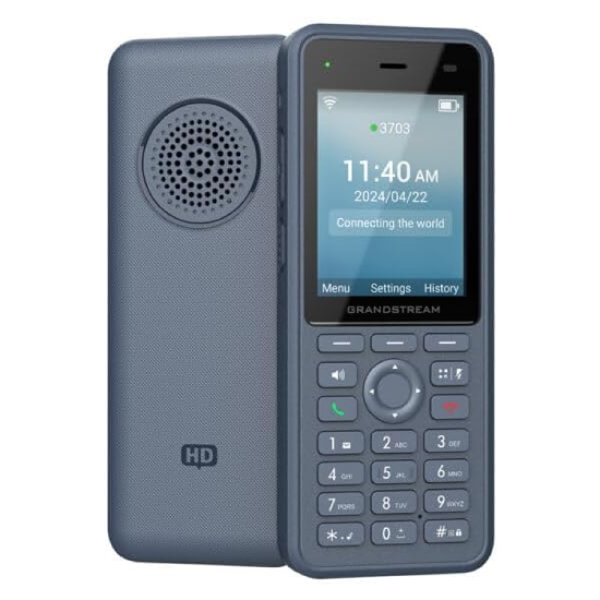 Imagen de TELEFONO IP INALAMBRICO GRANDSTREAM WP836 3 CUENTAS SIP 3 LINEAS - WIFI 6 - BLUETOOTH