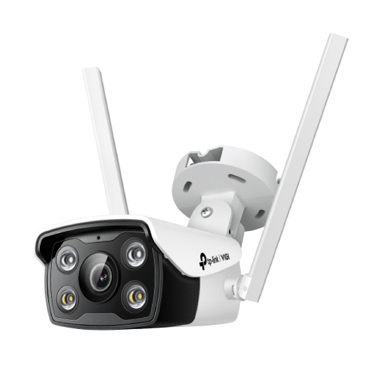 Imagen de CAMARA DE VIGILANCIA TP-LINK VIGI C340-W - FULL COLOR - 4 MP - MICROSD- WIFI RJ45 - INCLUYE FUENTE