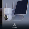 Imagen de CAMARA DE VIGILANCIA WIFI NEXXT PTZ 2K - CON PANEL SOLAR - LUZ LED