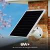 Imagen de PANEL SOLAR NEXXT 6W PARA CAMARAS INTELIGENTES ALIMENTADAS POR BATERIAS