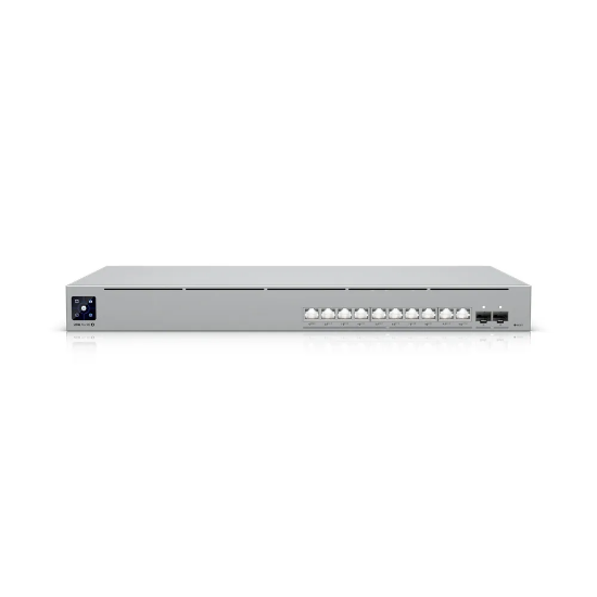 Imagen de SWITCH UBIQUITI 10 PUERTOS - 10G POE - RED - RJ45