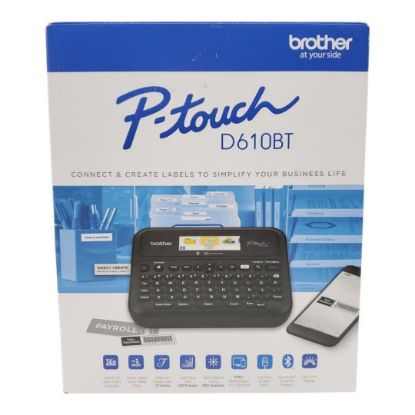 Imagen de ROTULADORA ETIQUETADORA BROTHER PT-D610BT 24MM / 1" BLUETOOTH NEGRO
