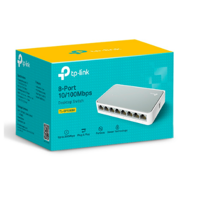 Imagen de SWITCH TP-LINK LS1008 8 PUERTOS 10/100MBPS DE ESCRITORIO - RJ45