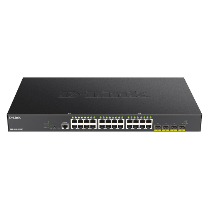 Imagen de SWITCH D-LINK DGS 1250 28 PUERTOS - GIGABIT POE - PUERTOS SFP PLUS RJ45