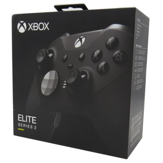 Imagen de CONTROL INALÁMBRICO XBOX ELITE SERIES 2 BLACK + KIT GATILLOS
