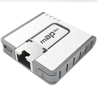 Imagen de ACCESS POINT MIKROTIK 2.4GHZ -  650MHZ - 300MBITS - 1 NUCLEO